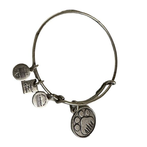 Alex and Ani Paw Print Bracelet - Picture 2 of 7
